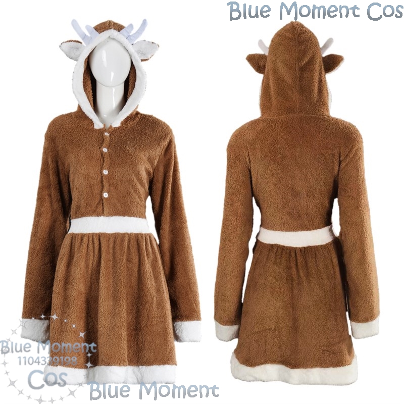 Anime Cosplay Event 2025 - Elk Night-Robe 2025 Christmas New Year