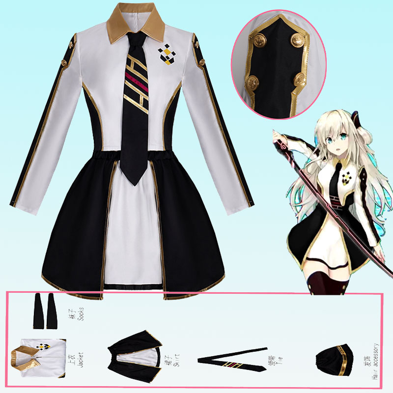 Anime Cosplay Outfits For Women - Anime Womens Costume Cosplay Suit Sky