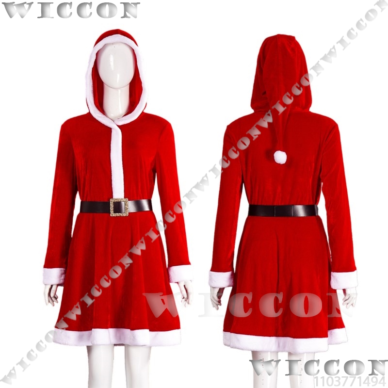 Anime Cosplay Event 2025 - 2025 New Red Christmas Dress Hood