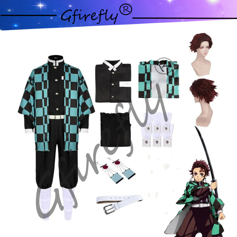 Kamado Tanjirou Cosplay Costum - Anime Cosplay Sword recension och pris