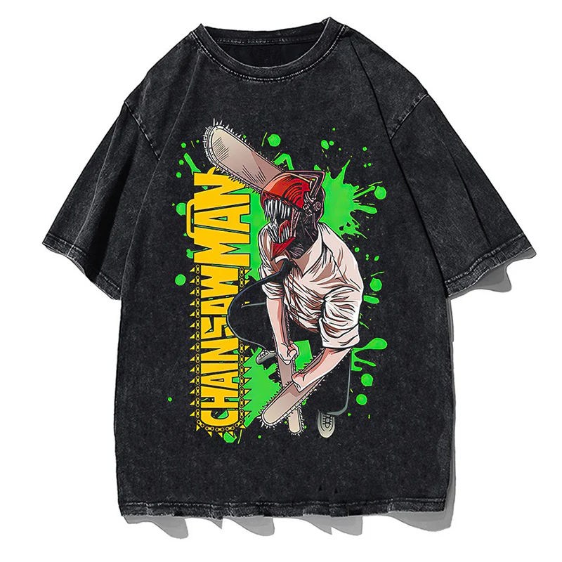 Japanese Anime Chainsaw Man T- - Anime Cosplay Chainsaw Man recension och pris