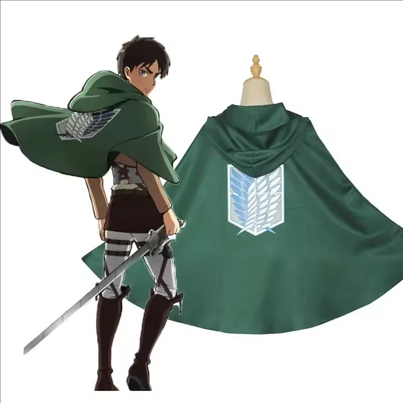 Attack On Titan Levi Cosplay C - Attack Titan Cloak recension och pris