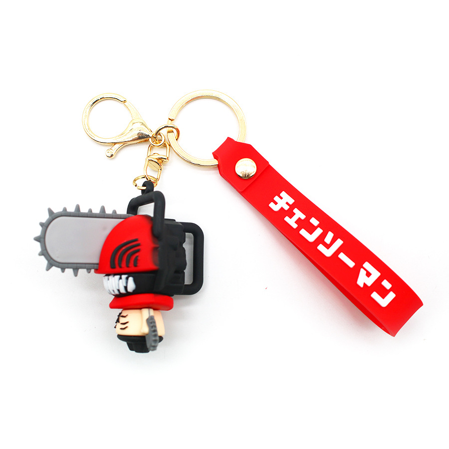 ! Chainsaw Man Keychains Carto - Anime Cosplay Chainsaw Man recension och pris
