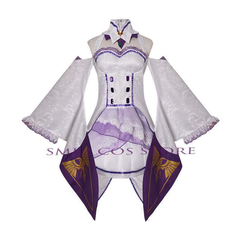 Emilia Cosplay Anime Re Zero K - Anime Cosplay Outfits For Women recension och pris