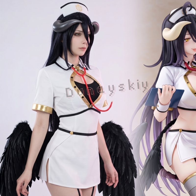 OVERLORD Albedo Gothic Angel N - Anime Cosplay Albedo recension och pris