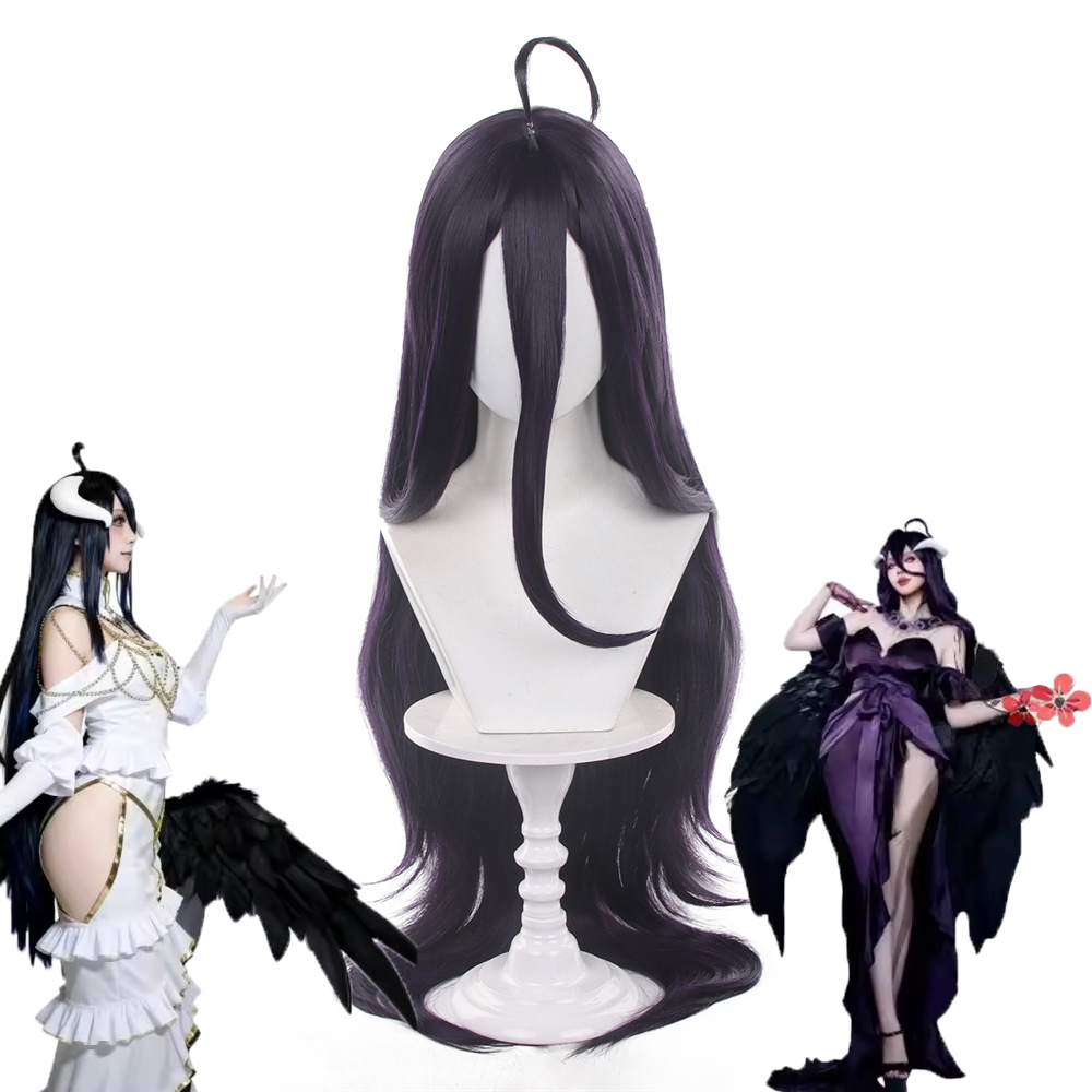 Albedo 100cm Long Straight Cos - Anime Cosplay Albedo recension och pris