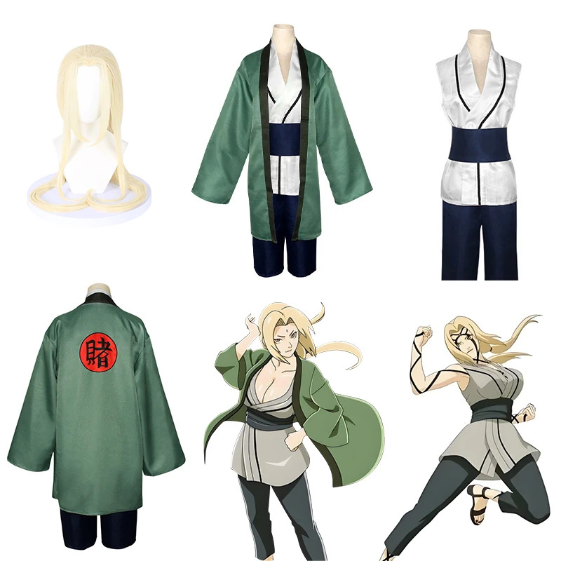 Tsunade Cosplay Costume Anime  - Anime Cosplay Youtube Shorts recension och pris