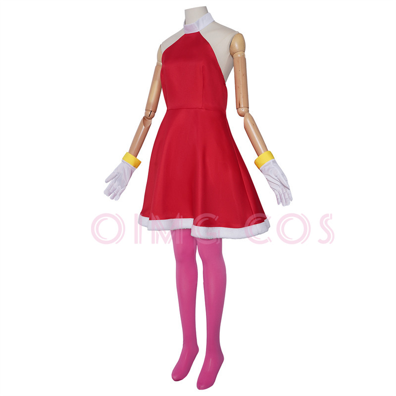Amy Rose Cosplay Costume Adult - Anime Cosplay Outfits For Women recension och pris