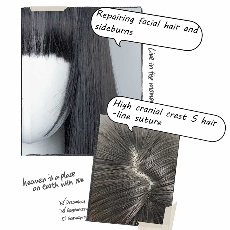 Synthetic Korean Black Long St - Anime Cosplay Korean Girl recension och pris