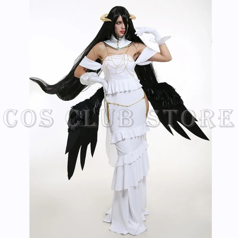 Anime OVERLORD Dresses Cosplay - Anime Cosplay Albedo recension och pris