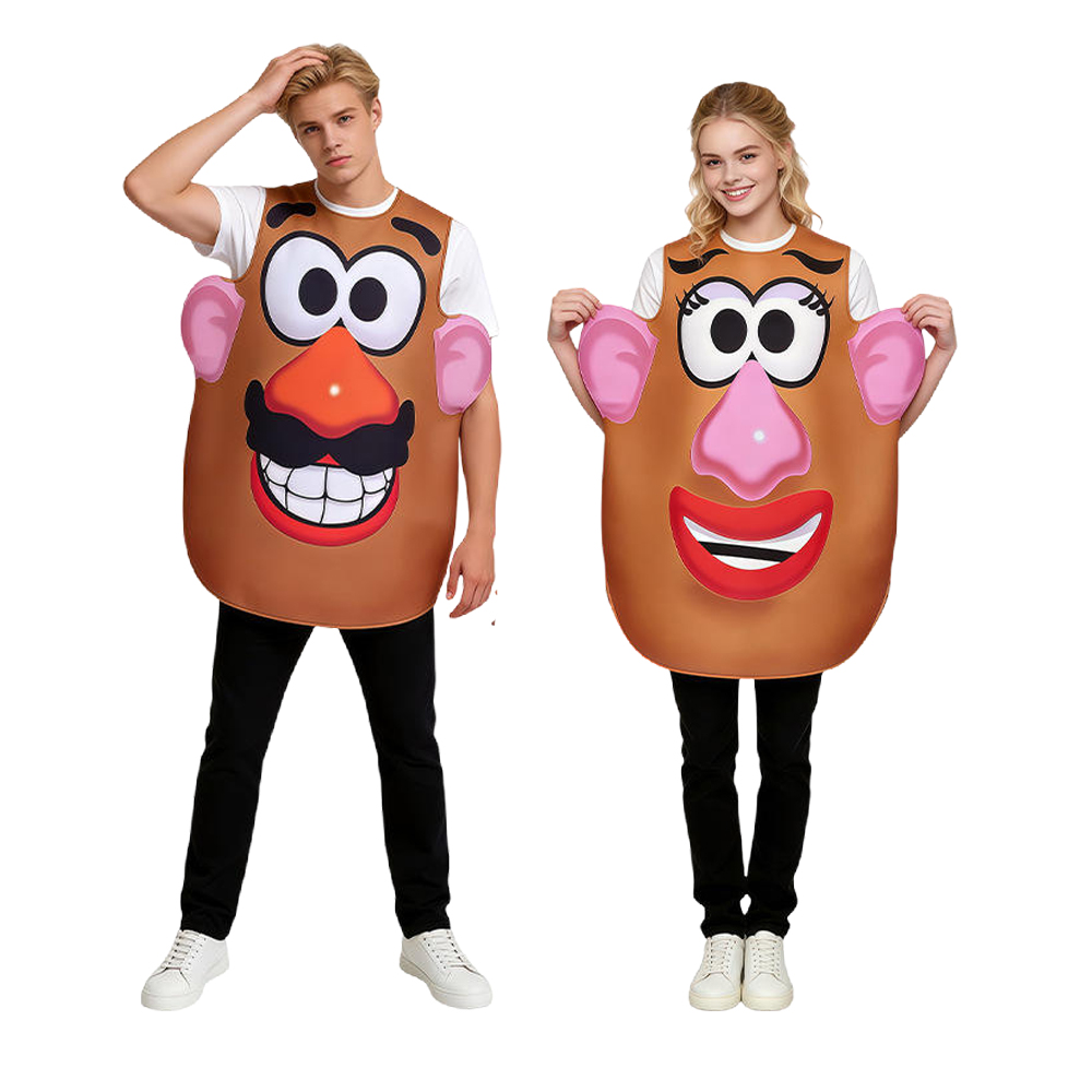 Potato Head Costume Mr. and Mr - Anime Cosplay Couple recension och pris