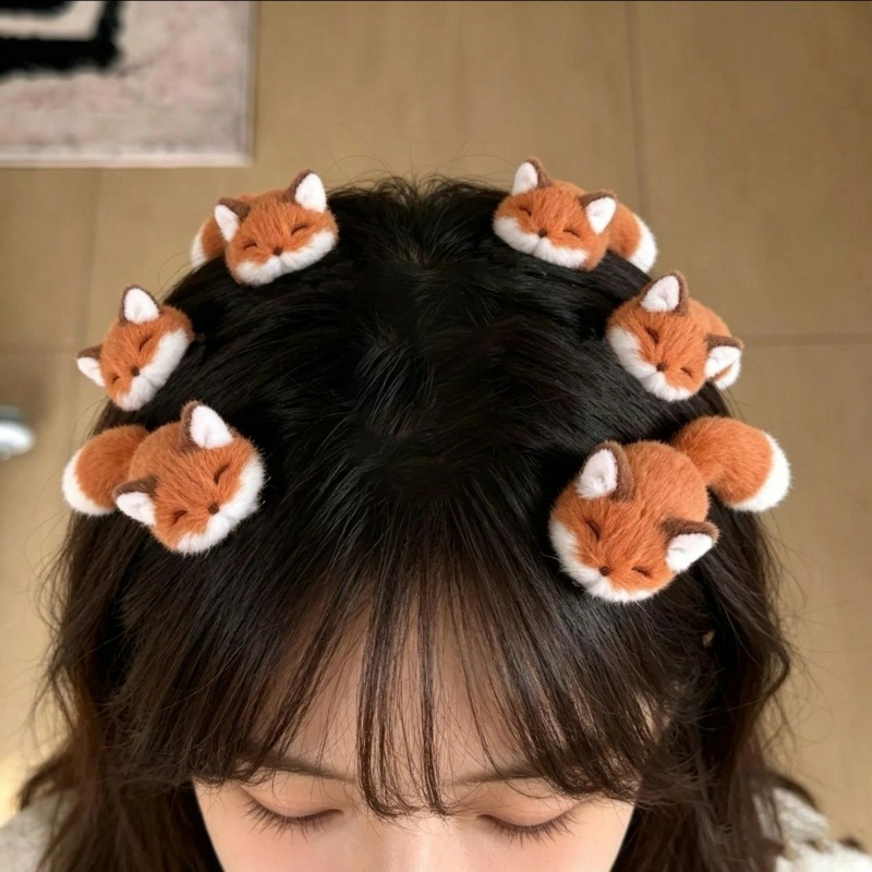 1/4pcs 3D Plush Hair Clip Cute - Anime Cosplay Korean Girl recension och pris