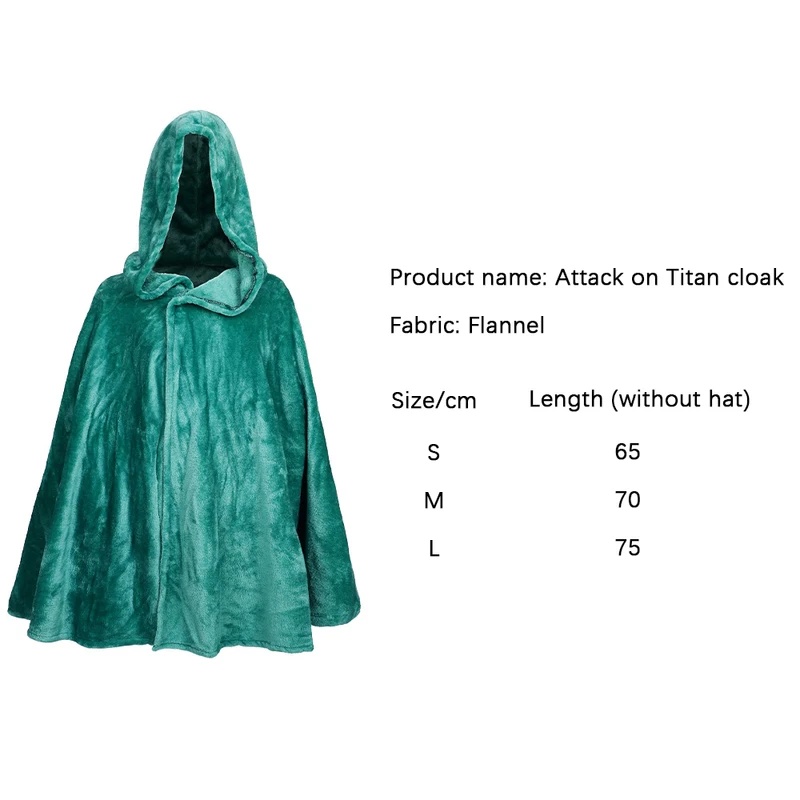 2026 New Halloween Cosplay Cos - Attack Titan Cloak recension och pris