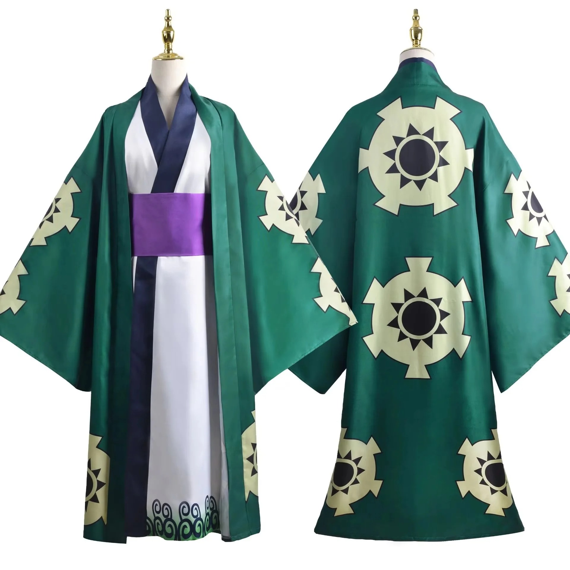 Green Roronoa Zoro Kimono Cosp - Cosplay Anime Zoro recension och pris