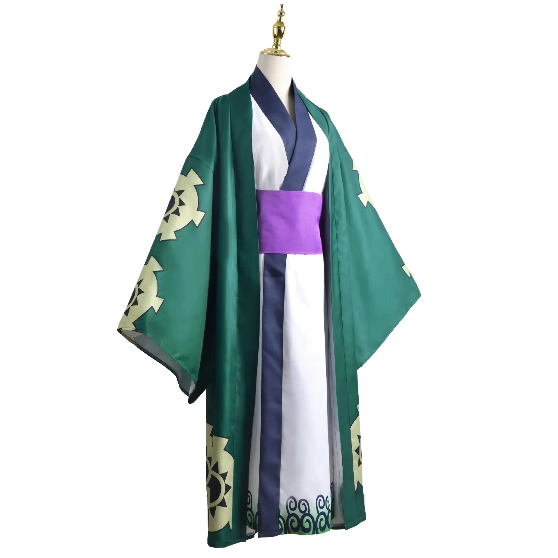 Green Roronoa Zoro Kimono Cosp - Cosplay Anime Zoro recension och pris