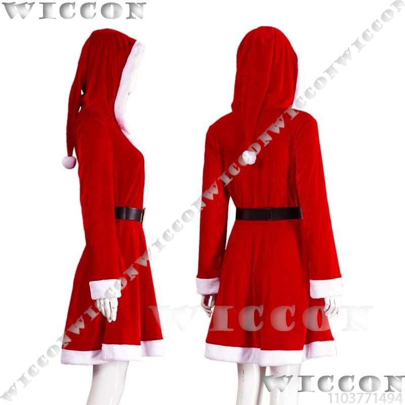 2025 New Red Christmas Dress H - Anime Cosplay Event 2025 recension och pris