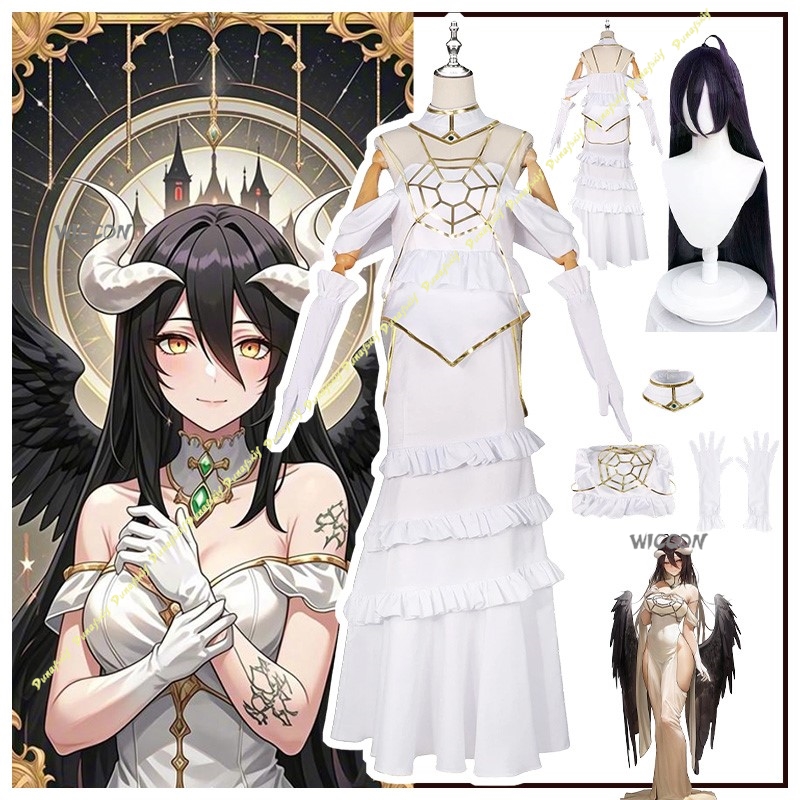 Cosplay Costumes Anime Over al - Anime Cosplay Albedo recension och pris